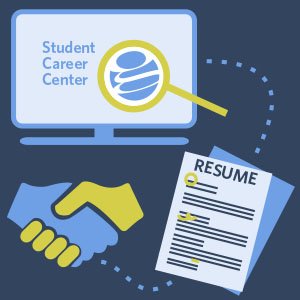 student career center graphic