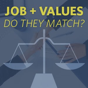 job and values