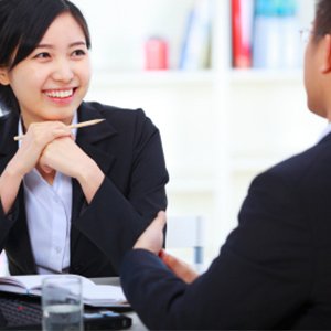meeting with a recruiter headhunter