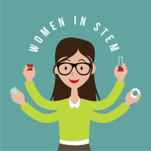 women in stem cartoon