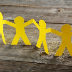 children paper cutouts