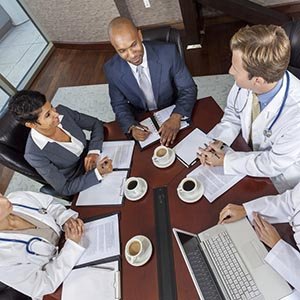 Healthcare Administrators in a Meeting