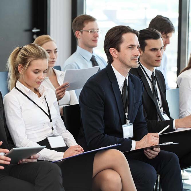 people in a conference