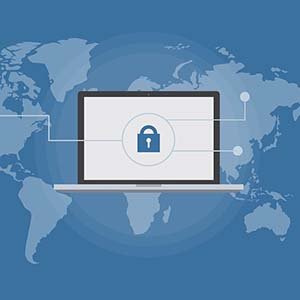 illustration of online security